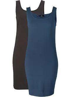 Abito in maglina (pacco da 2), bonprix