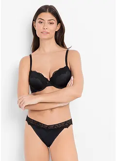 Reggiseno con coppe preformate, ferretto e poliammide riciclata (pacco da 3), bonprix