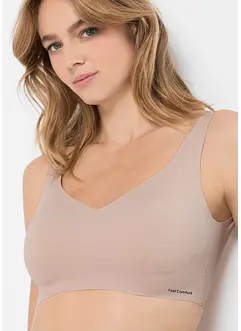 Reggiseno t-shirt lasercut imbottito senza ferretto Feel Comfort, bonprix