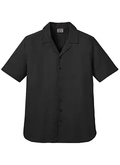 Camicia a maniche corte in misto lino, bonprix