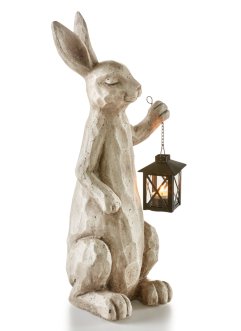 Statuetta decorativa coniglio con lanterna, bpc living bonprix collection