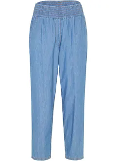 Mom jeans a vita alta con cotone biologico, bonprix