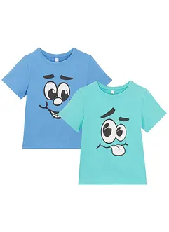 T-shirt in puro cotone biologico (pacco da 2), bonprix