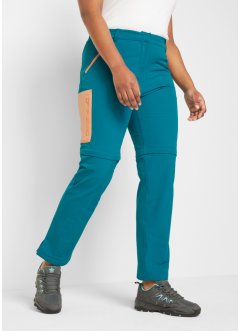 Pantaloni funzionali in softshell con gambe staccabili, diritti, idrorepellenti, bpc bonprix collection