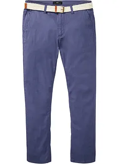 Pantaloni chino elasticizzati con cintura e taglio comfort regular fit, straight, bonprix