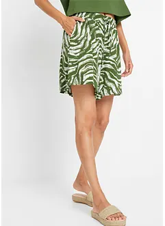 Shorts in jersey di viscosa con cinta comoda, bonprix