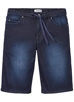 Bermuda di jeans in felpa con taglio comfort, regular fit, bonprix