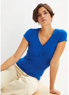 Maglia con bottoni in cotone biologico, bonprix