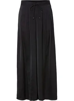 Pantaloni culotte in satin fluente, bonprix