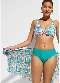 Bikini e pareo (set 3 pezzi), bonprix