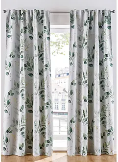 Tenda oscurante con stampa floreale lucida (pacco da 1), bonprix