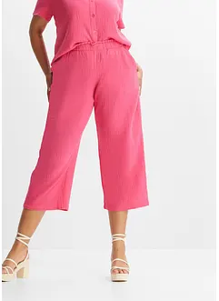 Pantaloni culotte in mussola, bonprix