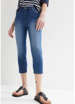 Jeans cropped slim fit, a vita media (pacco da 2), John Baner JEANSWEAR