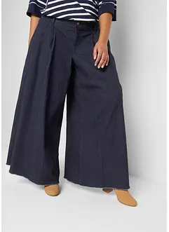 Jeans elasticizzati basic Essential, wide leg, bonprix