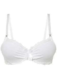 Reggiseno con coppe preformate, ferretto e poliammide riciclata, bonprix