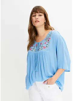 Tunica crinkle in viscosa morbida, bonprix