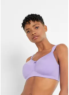 Reggiseno senza ferretto con cotone (pacco da 3), bonprix