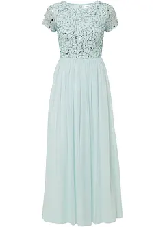 Abito lungo con paillettes, bonprix