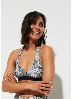 Reggiseno bikini all'americana in poliammide riciclata, bpc bonprix collection