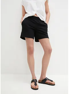 Shorts in felpa a vita alta, bonprix