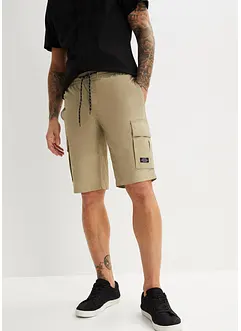 Bermuda cargo con elastico in vita, regular fit, bonprix