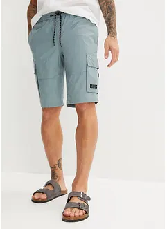 Bermuda cargo con elastico in vita e taglio comfort, regular fit, bonprix