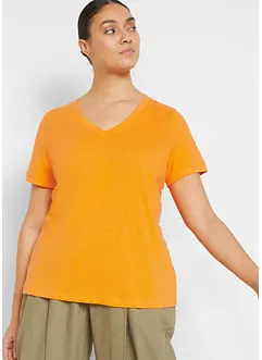 T-shirt con scollo a V, bonprix