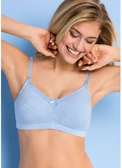 Reggiseno allattamento senza ferretto con cotone biologico (pacco da 3), bonprix