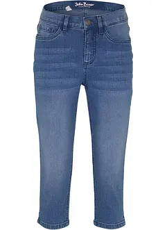 Jeans capri elasticizzati, bonprix