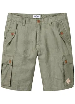 Bermuda cargo in lino, loose fit, bonprix