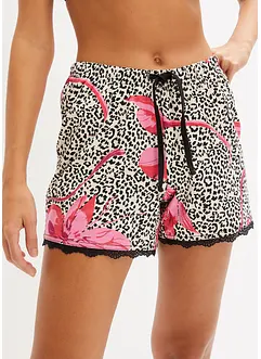 Pantaloncini per pigiama con pizzo delicato (pacco da 2), bonprix
