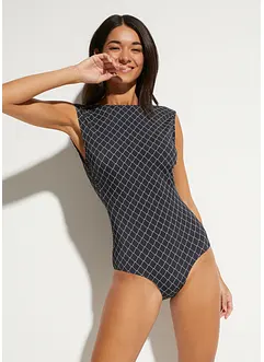 Costume intero con scollatura alta, bonprix