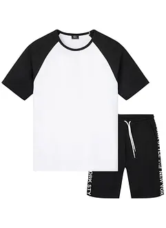 T-shirt e pantaloni corti (set 2 pezzi), bonprix
