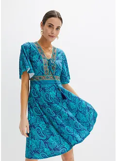 Miniabito in jersey fantasia, bonprix
