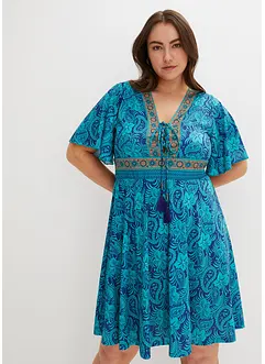 Miniabito in jersey fantasia, bonprix