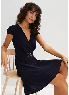 Abito di jersey con fibbia decorativa, bonprix