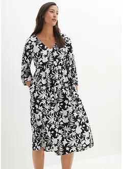 Abito midi in viscosa fluente, bonprix
