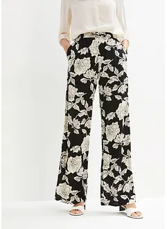 Pantaloni a palazzo in viscosa fluente, bonprix