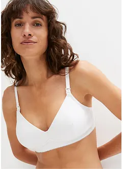 Reggiseno allattamento senza ferretto con cotone biologico (pacco da 2), bonprix