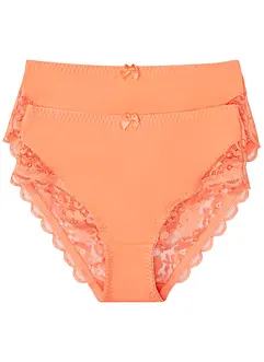 Slip alto con poliammide riciclata ( pacco da 2), bonprix