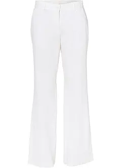 Pantaloni in misto lino con cinta comoda, bonprix