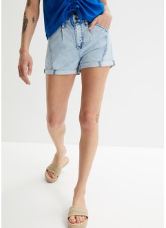 Shorts di jeans con cuciture decorative, RAINBOW
