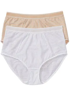 Slip a vita alta (pacco da 2), bonprix
