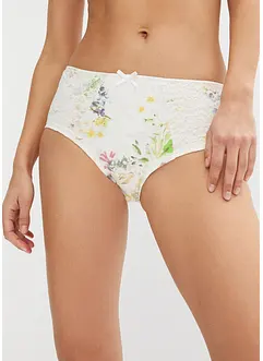 Culotte a vita alta (pacco da 4) con cotone biologico, bonprix