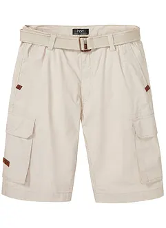 Bermuda cargo comodi in vita con cintura, regular fit, bonprix