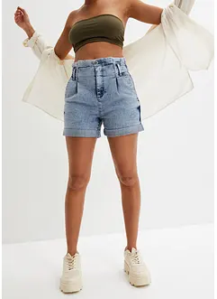 Shorts di jeans paper bag, bonprix