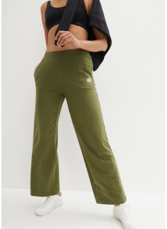 Pantaloni in maglina a palazzo con cinta comoda, bpc bonprix collection