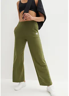 Pantaloni in maglina a palazzo con cinta comoda, bonprix