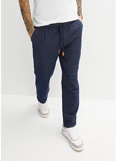 Pantaloni in felpa effetto denim, bonprix