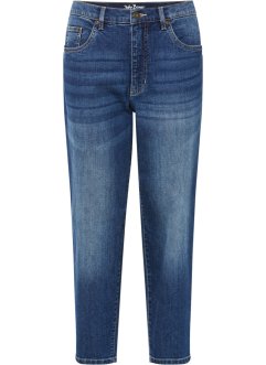 Mom jeans elasticizzati con cotone biologico cropped, John Baner JEANSWEAR